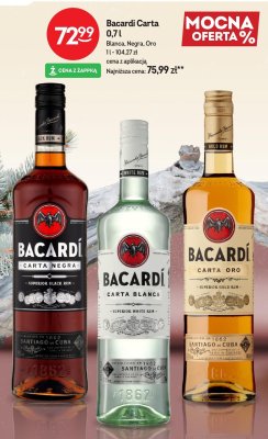 Rum Bacardi Carta Oro promocja w Żabka
