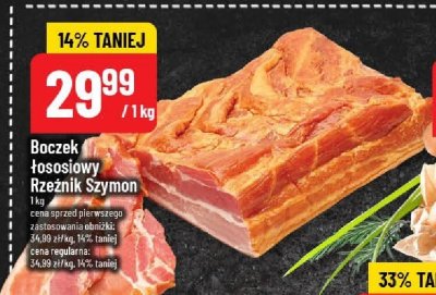Boczek łososiowy Rzeźnik Szymon promocja w POLOmarket