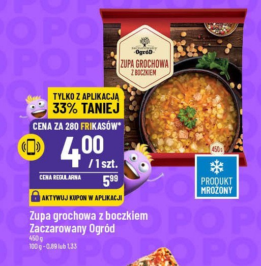 Zupa grochowa Zaczarowany ogród promocja