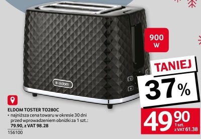 Toster ELDOM TO280C promocja w Selgros