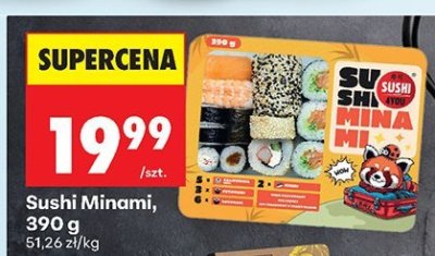 Sushi Minami promocja w Biedronka