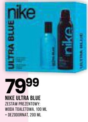 Zestaw prezentowy Nike Ultra Blue woda toaletowa 100 ml + dezodorant 200 ml promocja w Drogerie Natura