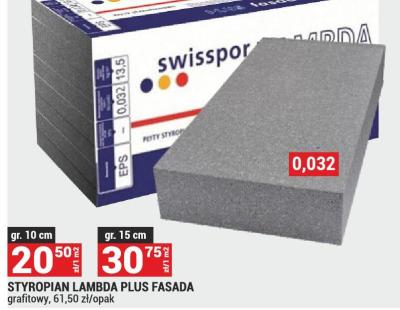 Styropian lambda plus fasada grafitowy promocja w Merkury Market