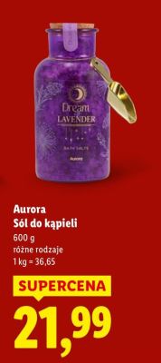 Sól do kąpieli Aurora promocja w Lidl