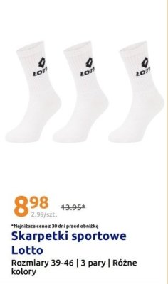 Skarpetki sportowe 3 pary promocja w Action