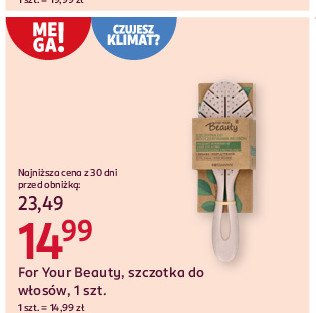 Szczotka do włosów For your beauty promocja w Rossmann