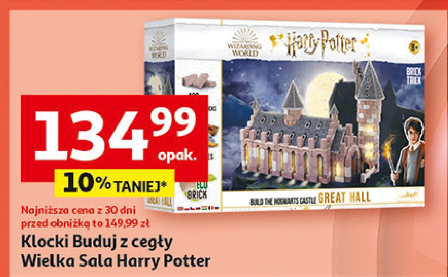 Klocki wielka sala harry potter promocja w Auchan