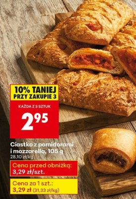 Ciastko z pomidorami i mozarellą promocja w Biedronka