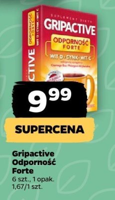 Gripactive Odporność Forte promocja w Netto