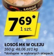 Łosoś MK w oleju promocja w ABC