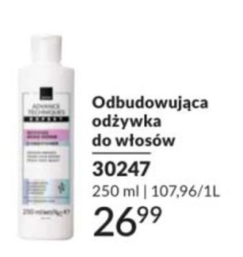 Odbudowująca odżywka do włosów 250ml promocja w AVON