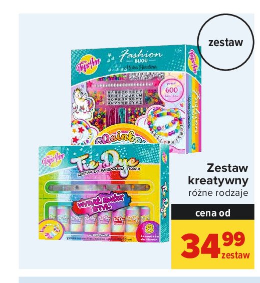Zestaw do farbowania tkanin tie dye Toys inn promocja