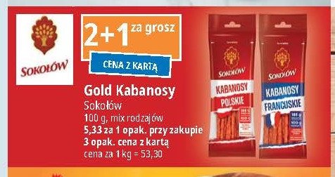 Kabanosy polskie Sokołów promocja