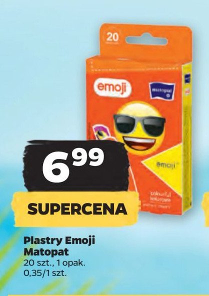 Plastry opatrunkowe emoji Matopat promocja