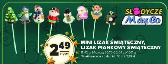 Lizak piankowy Maxco promocja w Stokrotka