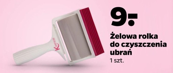 Rolka do czyszczenia ubrań żelowa Kleeneze promocja