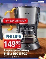 Ekspres przelewowy Philips HD7450/20 promocja w Leclerc