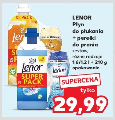 Zestaw spring awakening: płyn 1.6 l + perełki zapachowe 210 g Lenor promocja