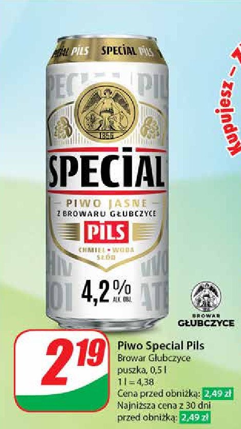 Piwo Special pils promocja