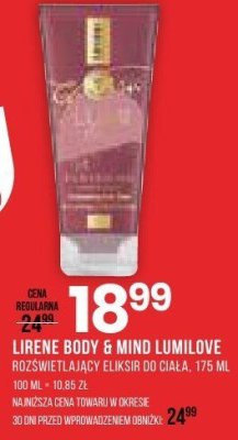Balsam LIRENE BODY & MIND LUMILOVE promocja w Drogerie Natura