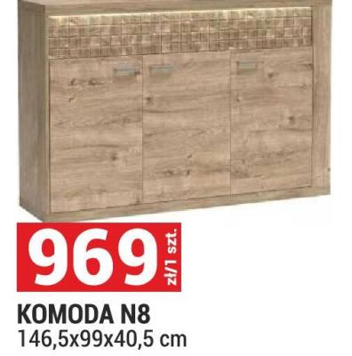Komoda N8 RIBBECK 146,5x99x40,5 cm promocja w Merkury Market