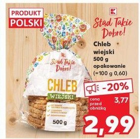 Chleb wiejski K-classic stąd takie dobre! promocja