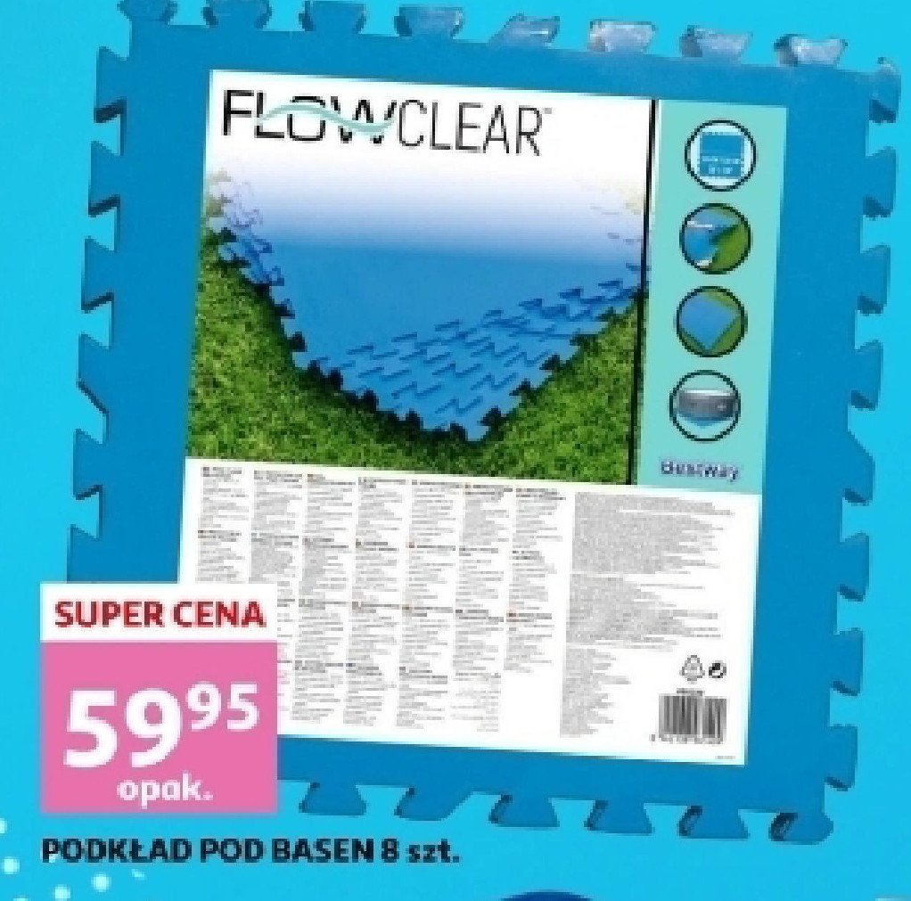 Mata piankowa pod basen 50 x 50 cm Bestway promocja
