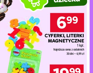 Cyferki magnetyczne promocja