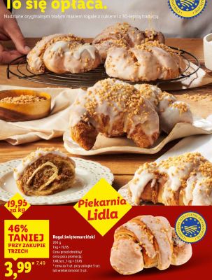 Rogal świętomarciński promocja w Lidl