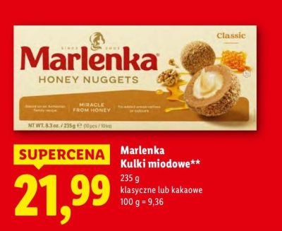 Kulki miodowe Marlenka promocja w Lidl