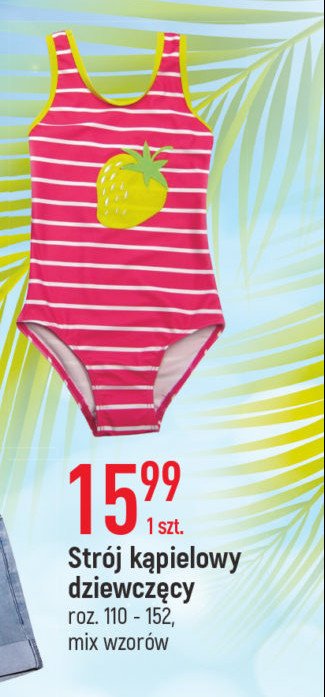 Strój kąpielowy dziewczęcy 110-152 promocja