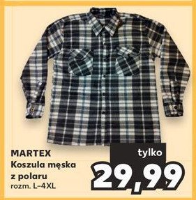 Koszula męska polarowa l-4xl Martex promocja