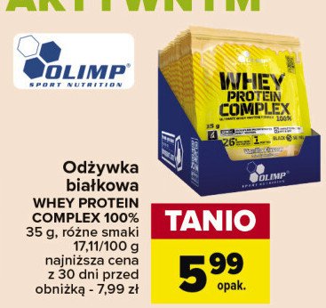 Odżywka białkowa Olimp sport nutrition whey protein complex 100% promocja w Carrefour Market