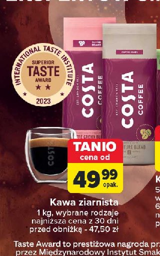 Kawa Costa coffee cafee crema intense promocja