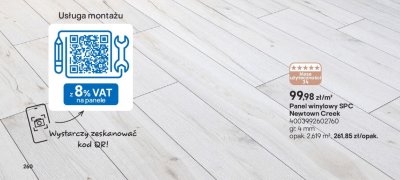 Panel winylowy SPC Newtown Creek promocja w Castorama