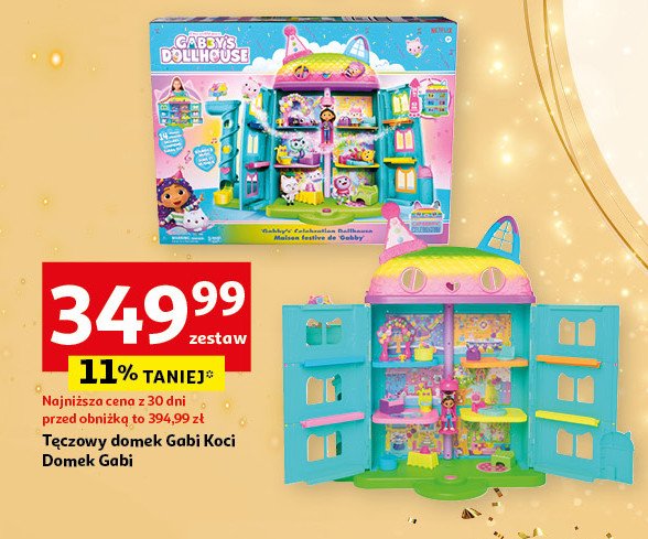 Tęczowy domek koci domek gabi Spin master promocja w Auchan