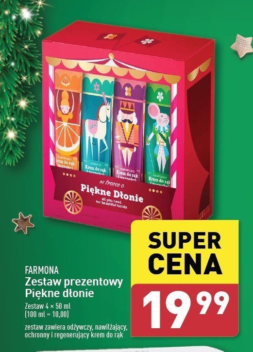 Zestaw w pudełku piękne dłonie krem do rąk 4 x 50 ml Farmona zestaw promocja