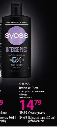 Szampon do włosów Syoss intense plex promocja