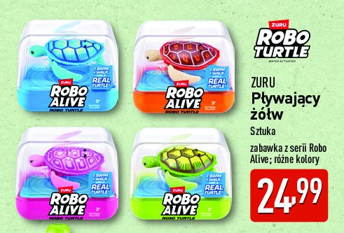 Żółw Zuru robo alive promocja w Aldi