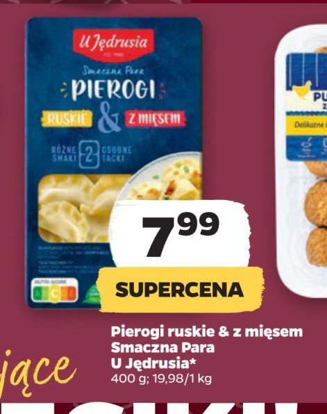 Pierogi ruskie i z mięsem U jędrusia promocja