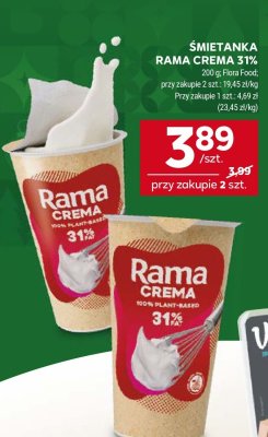 Śmietanka Rama Crema 31% promocja w Stokrotka