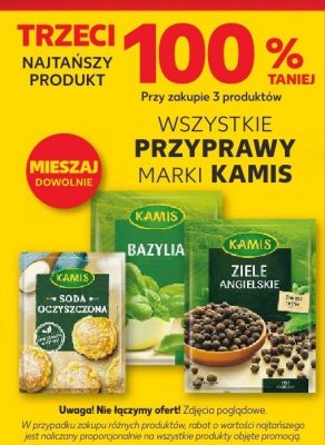 Przyprawy wszystkie rodzaje promocja w Kaufland