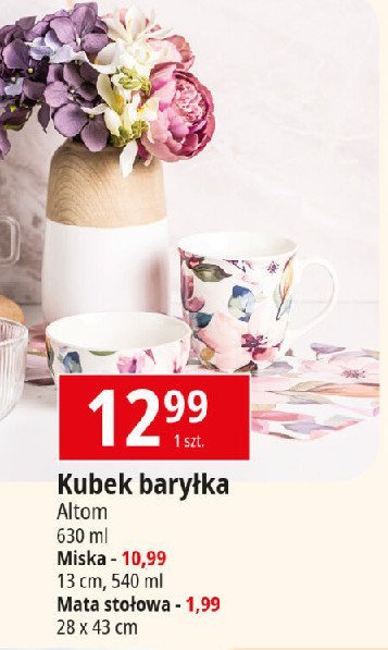 Kubek baryłka 630 ml Altom promocja