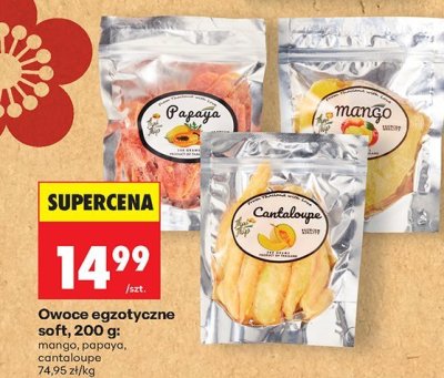 Owoce egzotyczne soft - mango promocja w Biedronka