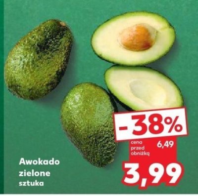 Awokado zielone sztuka promocja w Kaufland