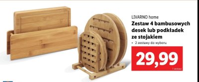 Deski do krojenia bambusowe LIVARNO HOME promocja