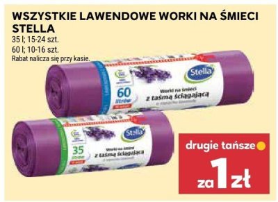 Worki lawendowe na śmieci  promocja w Stokrotka