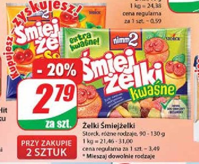 Żelki kwaśne Nimm2 promocja