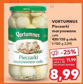 Pieczarki marynowane całę Vortumnus promocja