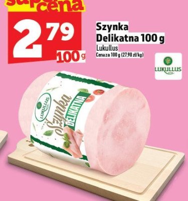 Szynka Delikatna Lukullus promocja w TOPAZ